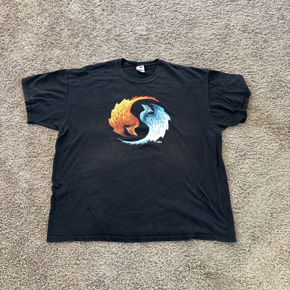 VTG 90s COMIC BOOK DEPOT Raymond Van Tilburg DRAGON 80s 90s‎ Shirt 2XL XXL